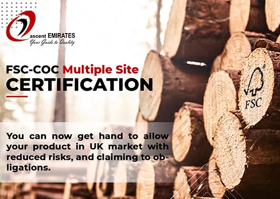 FSC-Coc Multiple Site Certification In UAE