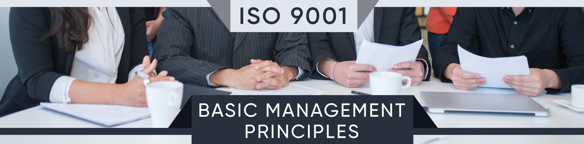 ISO 9001 Basic Management Principles